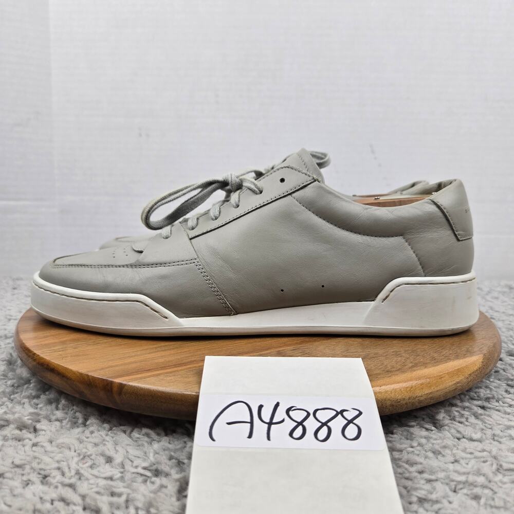 Oliver Cabell Men 43 Court Slate Grey Leather Retro Casual Daily Sneaker Trainer